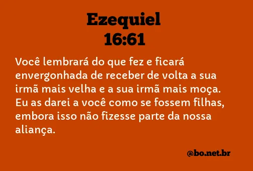 Ezequiel 16:61 NTLH