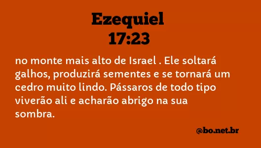 Ezequiel 17:23 NTLH