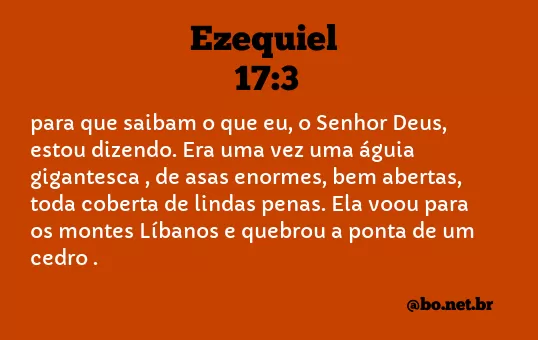 Ezequiel 17:3 NTLH