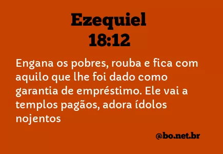Ezequiel 18:12 NTLH