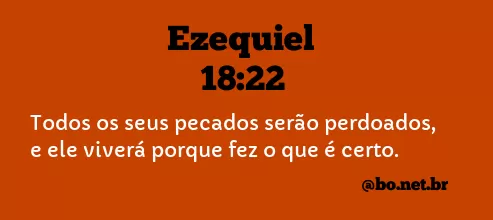 Ezequiel 18:22 NTLH