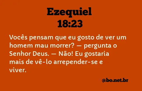 Ezequiel 18:23 NTLH