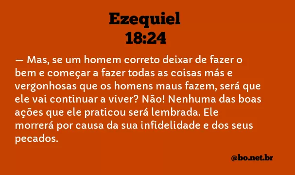 Ezequiel 18:24 NTLH