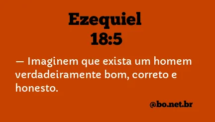 Ezequiel 18:5 NTLH