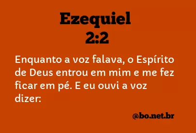 Ezequiel 2:2 NTLH