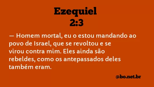 Ezequiel 2:3 NTLH