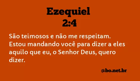Ezequiel 2:4 NTLH