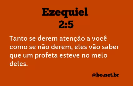 Ezequiel 2:5 NTLH