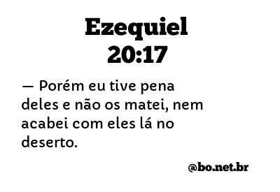 Ezequiel 20:17 NTLH