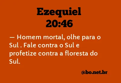 Ezequiel 20:46 NTLH