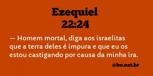 Ezequiel 22:24 NTLH
