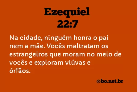 Ezequiel 22:7 NTLH