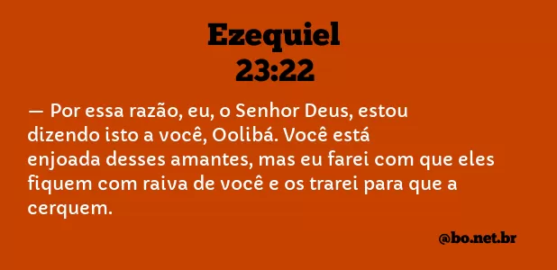Ezequiel 23:22 NTLH