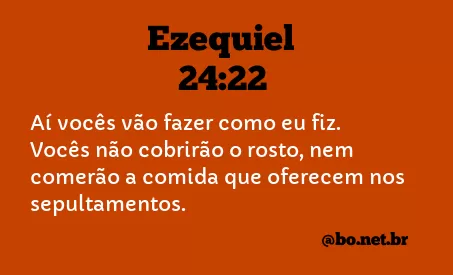 Ezequiel 24:22 NTLH