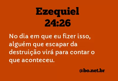 Ezequiel 24:26 NTLH