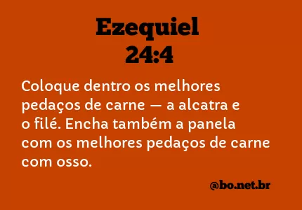 Ezequiel 24:4 NTLH