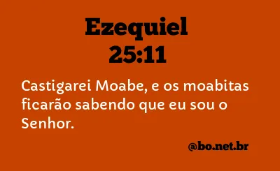 Ezequiel 25:11 NTLH