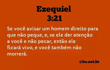 Ezequiel 3:21 NTLH