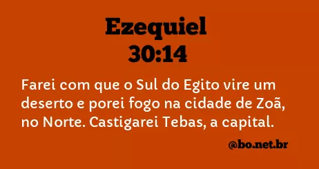 Ezequiel 30:14 NTLH