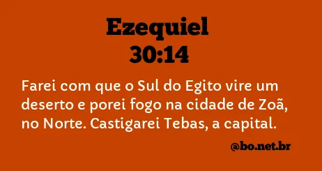 Ezequiel 30:14 NTLH