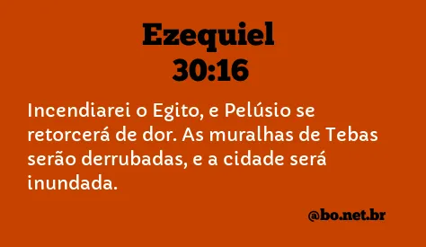 Ezequiel 30:16 NTLH