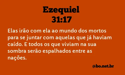 Ezequiel 31:17 NTLH