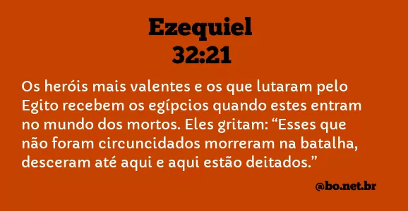 Ezequiel 32:21 NTLH