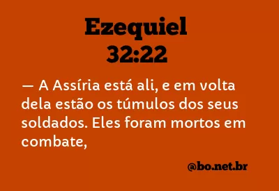 Ezequiel 32:22 NTLH