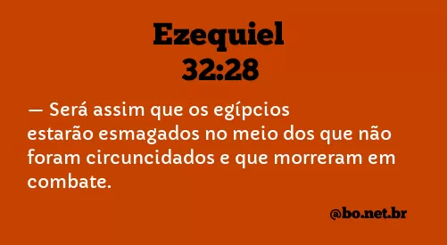 Ezequiel 32:28 NTLH