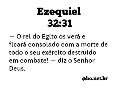 Ezequiel 32:31 NTLH