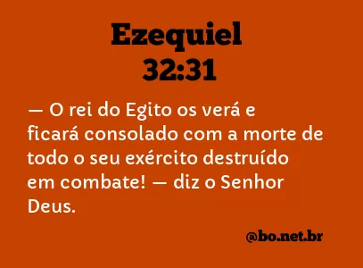 Ezequiel 32:31 NTLH