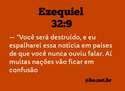 Ezequiel 32:9 NTLH