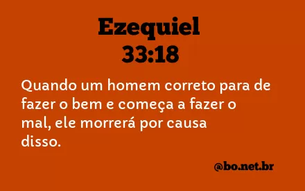 Ezequiel 33:18 NTLH