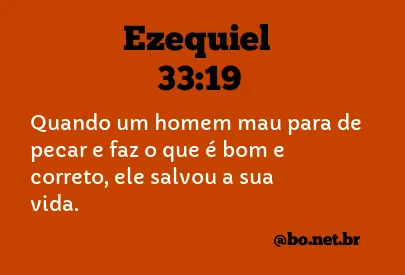 Ezequiel 33:19 NTLH