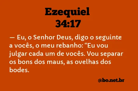 Ezequiel 34:17 NTLH