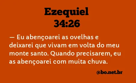 Ezequiel 34:26 NTLH