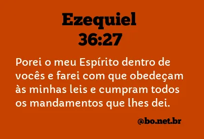 Ezequiel 36:27 NTLH