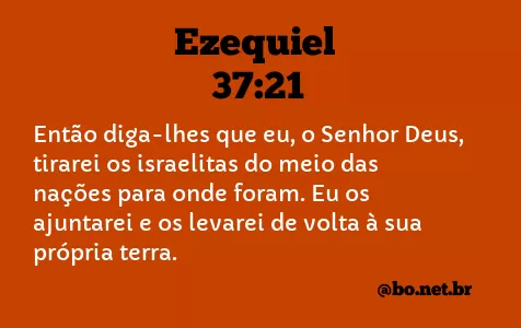 Ezequiel 37:21 NTLH