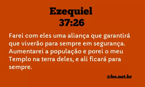 Ezequiel 37:26 NTLH