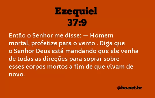 Ezequiel 37:9 NTLH