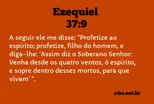 Ezequiel 37:5-9 - Bíblia