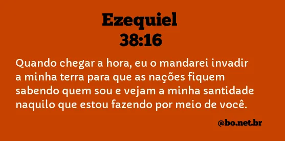 Ezequiel 38:16 NTLH