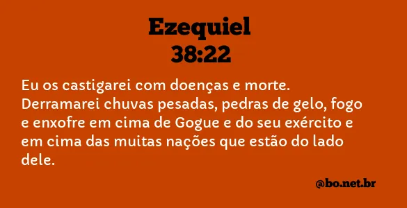 Ezequiel 38:22 NTLH