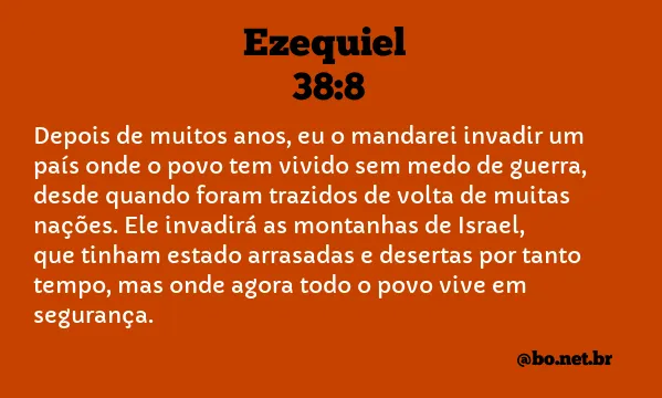 Ezequiel 38:8 NTLH