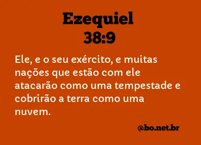 Ezequiel 38:9 NTLH