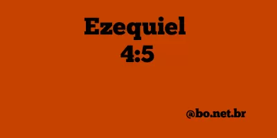 Ezequiel 4:5 NTLH
