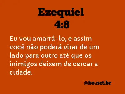 Ezequiel 4:8 NTLH