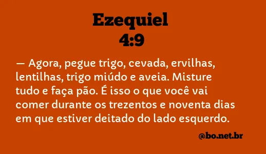 Ezequiel 4:9 NTLH