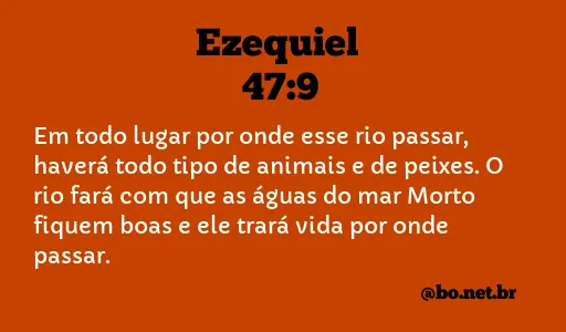 Ezequiel 47:9 NTLH