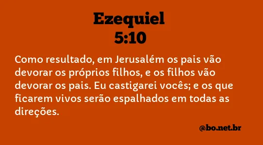 Ezequiel 5:10 NTLH